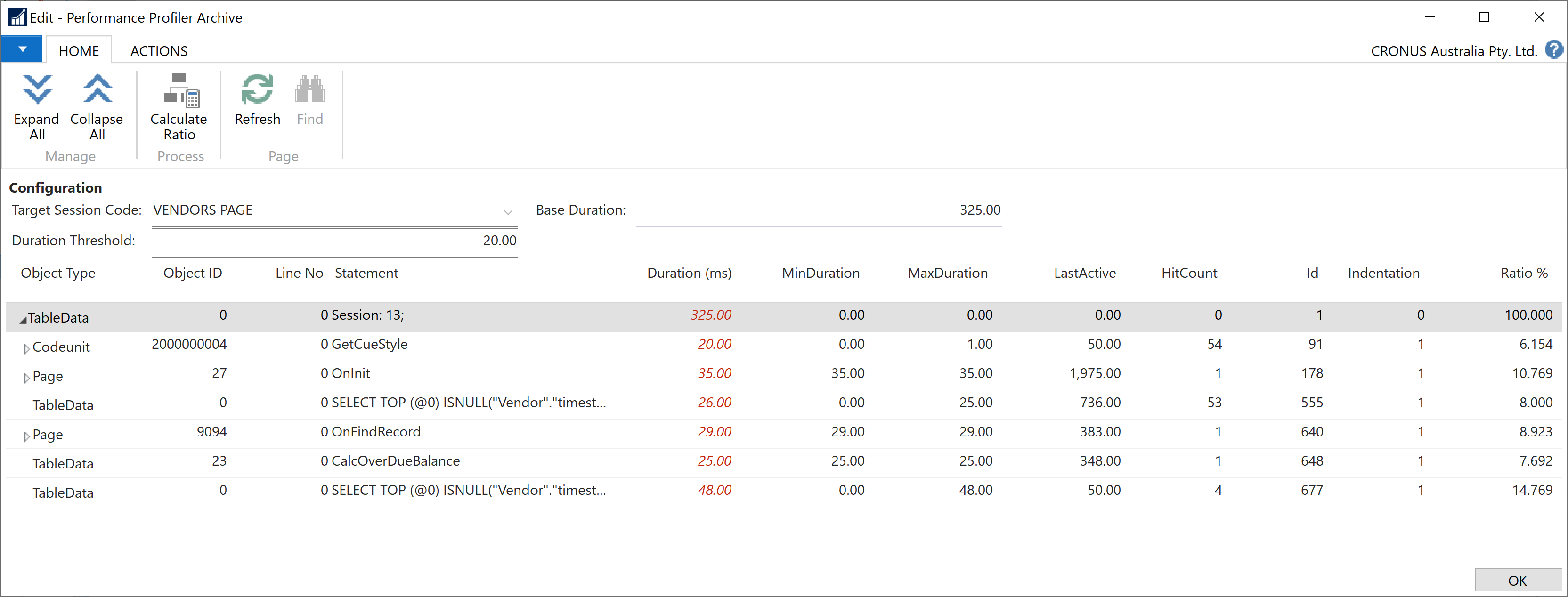 Performance Profiler Archive